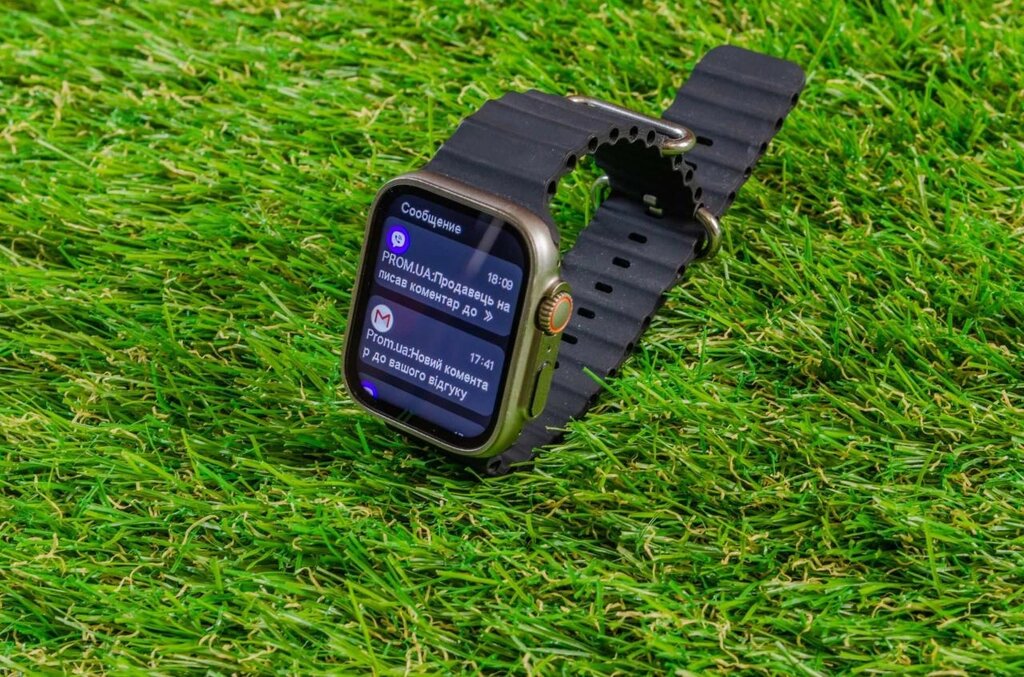 GS8+ Ultra смарт-годинник 1:1 Apple Watch Ultra з гвинтами від компанії K V I T K A - фото 1