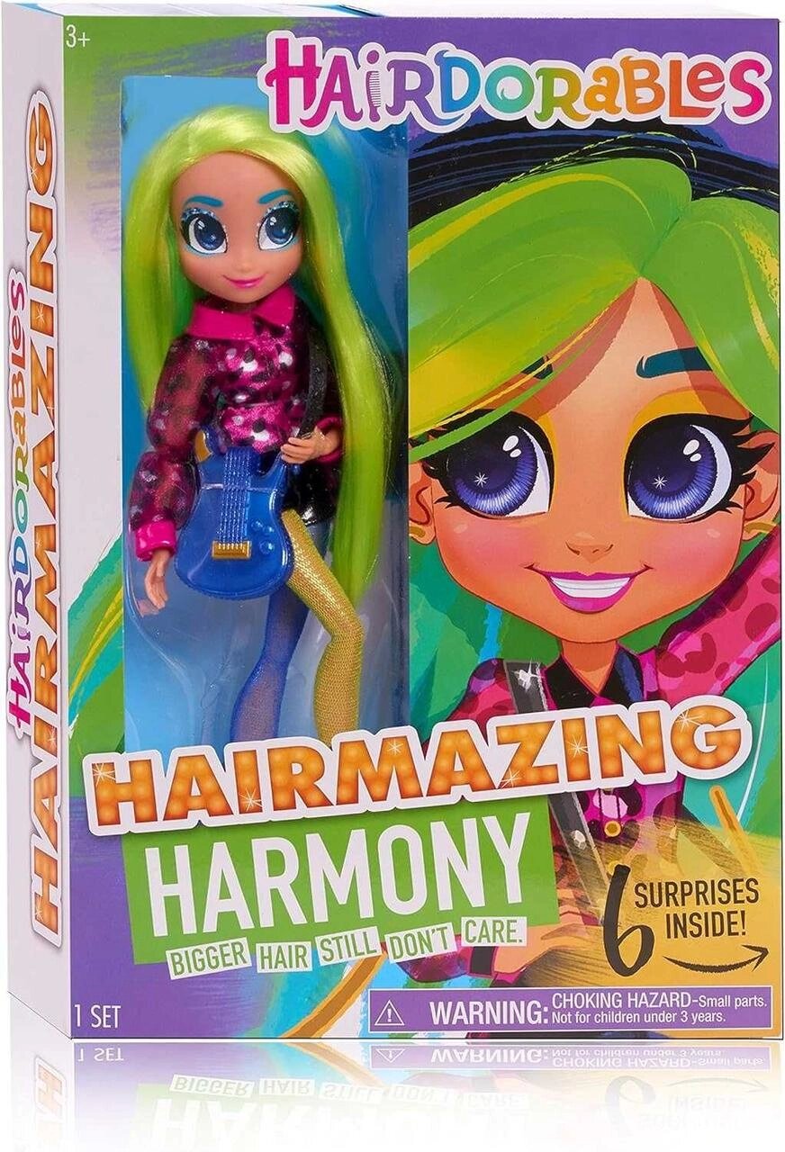 Хердораблс Гармонія Старша сестра Hairdorables Hairmazing Harmony від компанії K V I T K A - фото 1