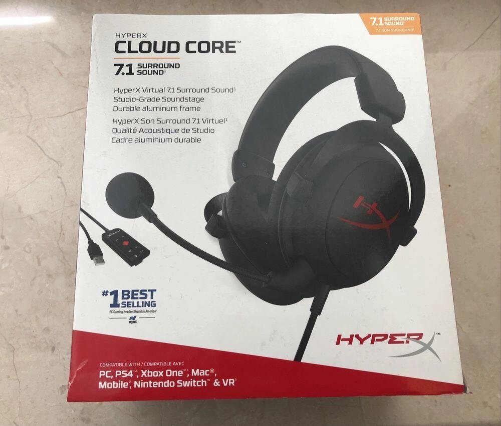 HyperX Cloud Core 7.1 нові ігрові навушники від компанії K V I T K A - фото 1