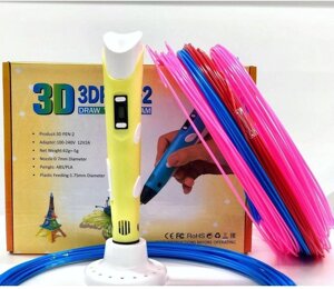 (і) 3D ручка та набори PLA пластику! Намалюй 3д Робота Літак Машинку!