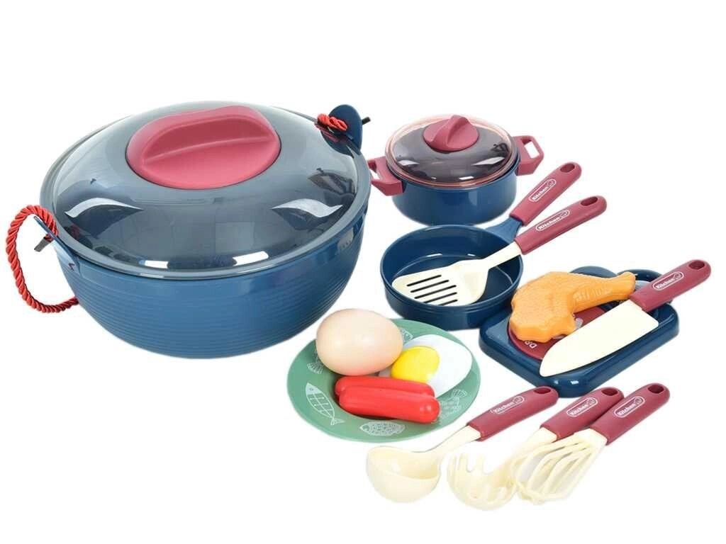 Іграшковий посуд, карколомний посуд 7709-2, дитяча кухня, ковтунка від компанії K V I T K A - фото 1