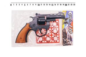Іграшковий револьвер Кольт Golden Gun 110/120GG із пістонами