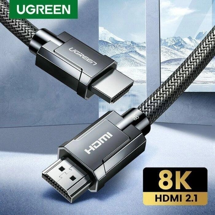 Кабель Ugreen HDMI 2.1 8K-60Hz 4K-120Hz 3D HDR eARC Преміум Гарантія! від компанії K V I T K A - фото 1