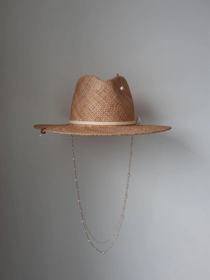 Капелюх капелюх федора солом'яний від компанії K V I T K A - фото 1