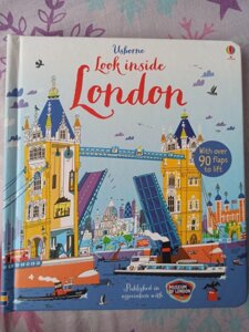 Книга англійською для дітей Look Inside London