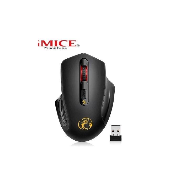 Комп'ютерна миша iMICE G1800 2.4 ГГц бездротова безшумні кнопки від компанії K V I T K A - фото 1