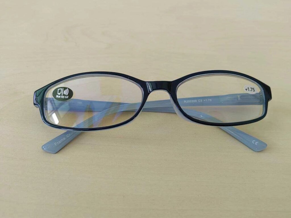 Комп'ютерні окуляри для читання, Blue blocker +1.75 блакитна оправа від компанії K V I T K A - фото 1