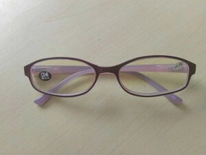 Комп'ютерні окуляри для читання Blue blocker +1.75 фіолетово-рожеві