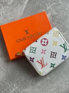 Гаманець/koshelek Louis Vuitton білий, чорний, коричневий