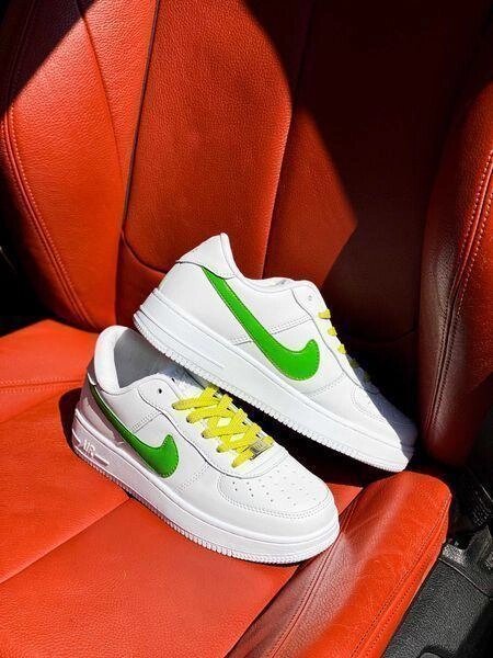 Кросівки Nike Air Force White Custom від компанії K V I T K A - фото 1