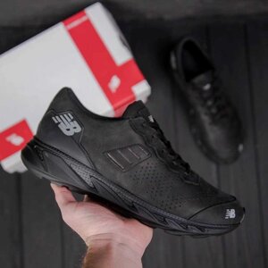 Кросівки чоловічі NB Clasic Black. Натуральна шкіра! 40-45р