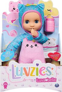 Лялька Лувабелла Кітті з пляшечкою Luvzies by Luvabella, Kitten