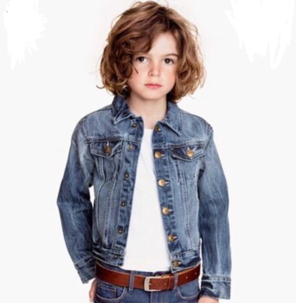 Куртка джинсова піджак H&amp,M Denim 4 роки зростання 104 від компанії K V I T K A - фото 1