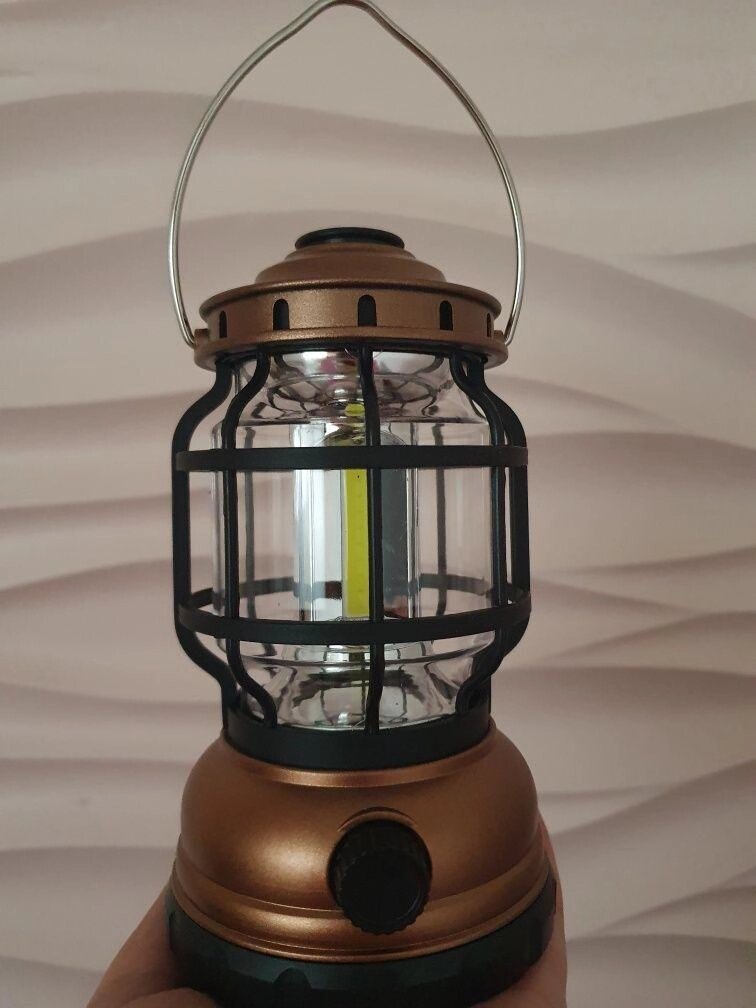 Лампа кемпінгова акумулятор ліхтар світильник від компанії K V I T K A - фото 1