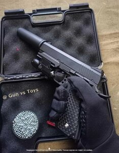 Лазерний глушник у подарунок! Іграшковий Colt Colt 1911