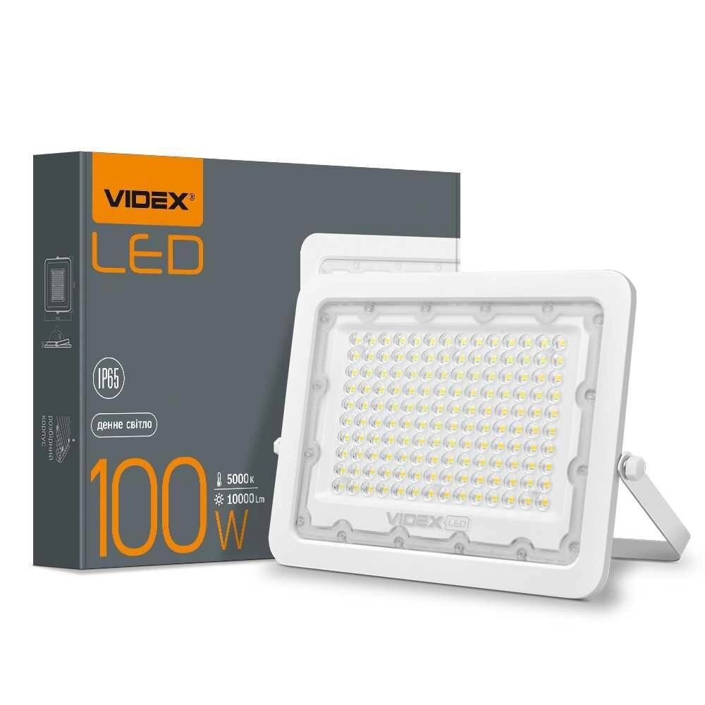 LED прожектор VIDEX F2e 100 W 5000 K VL-F2e-1005W 26332 від компанії K V I T K A - фото 1