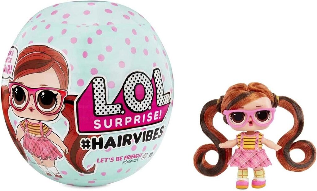 LOL Surprise Hairvibes Dolls ЛОЛ змінює зачіски 15 сюрпризів від компанії K V I T K A - фото 1