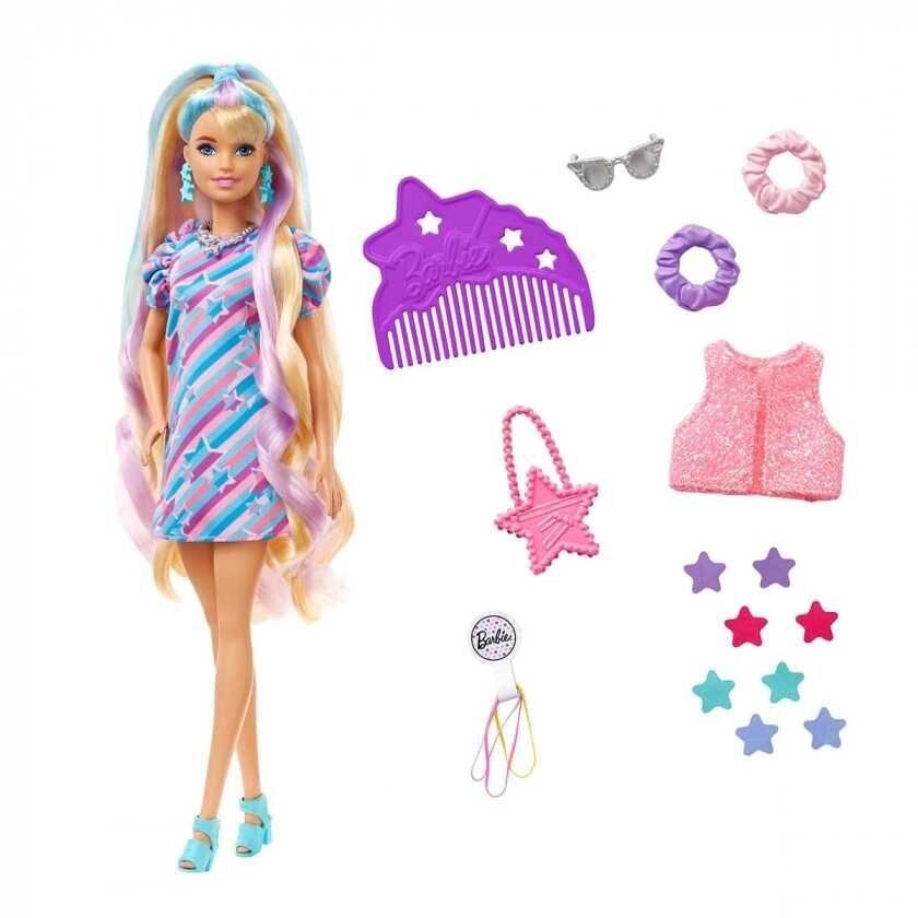 Лялька Barbie Totally Hair Зоряна красуня (HCM88) від компанії K V I T K A - фото 1