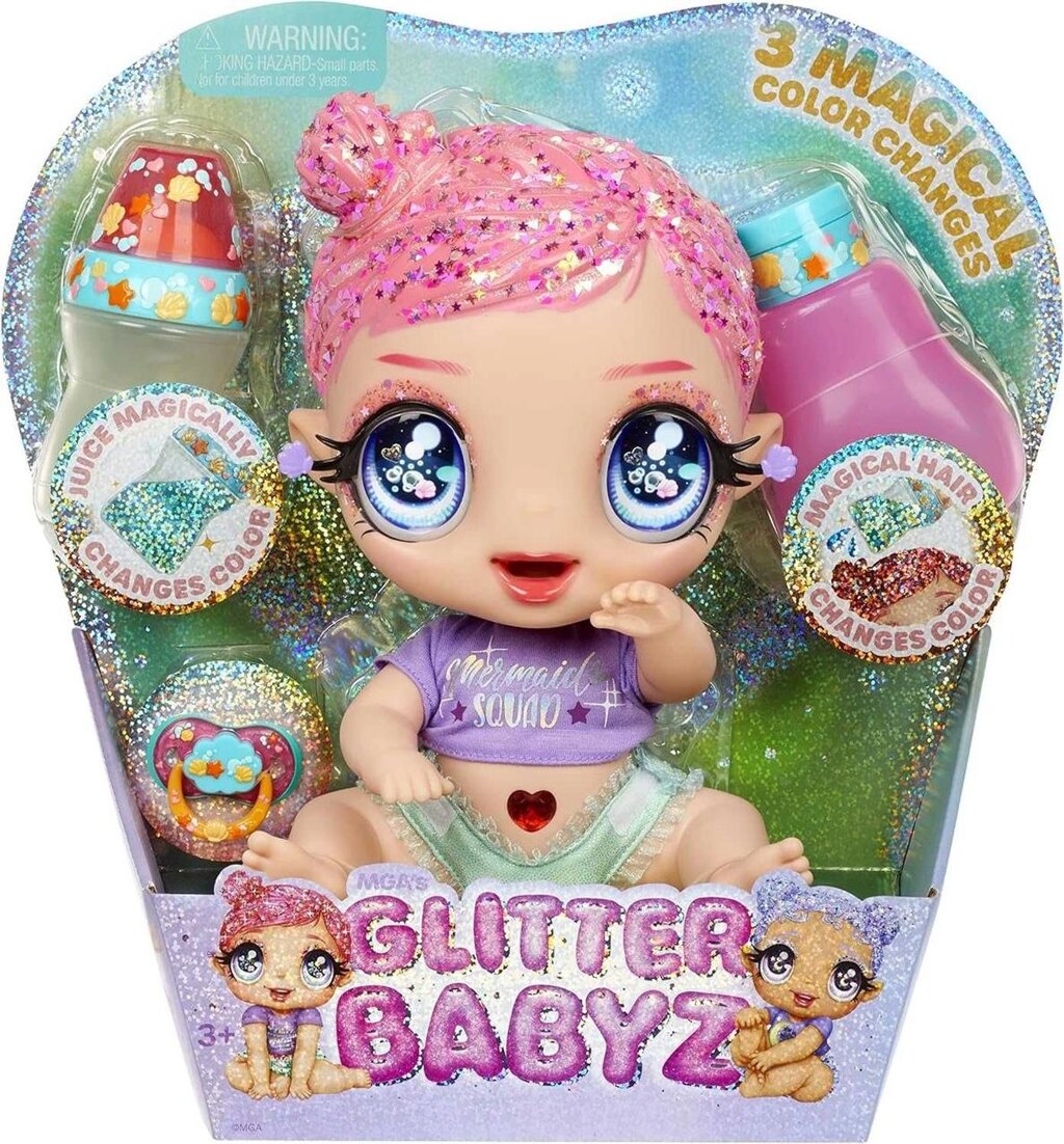 Лялька Глітер Бебіс Марина Фінлі, Glitter Baby Marina Finley MGA від компанії K V I T K A - фото 1
