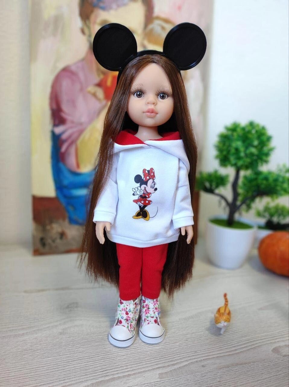 Лялька Керол у костюмі Мінні Маус Паола Рейна 13213/Paola Reina, 32 см від компанії K V I T K A - фото 1