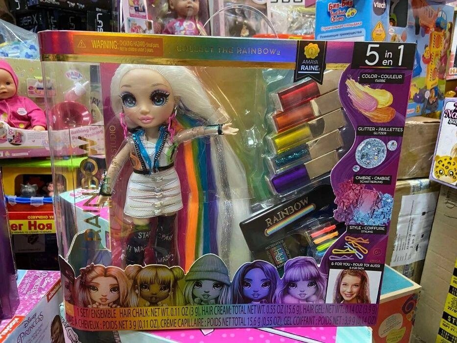 Лялька Rainbow High — Стильна зачіска Poopsie Оригінал від компанії K V I T K A - фото 1