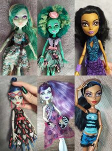 Кукли Monster High Вандала, Хані Робекка, Спектра, Гулія