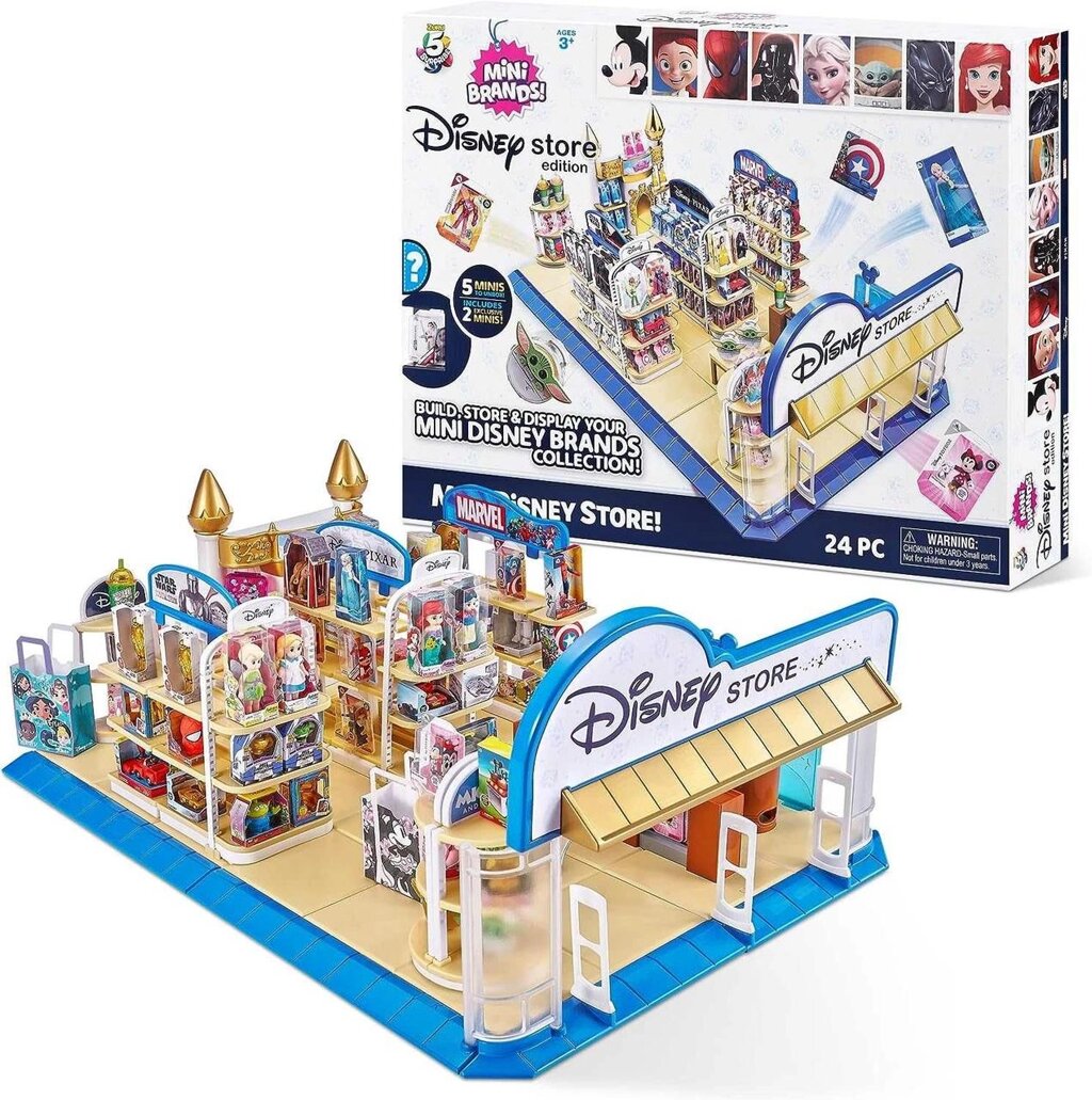 Магазин Дісней мінііграшка 5 Surprise Mini Brands Disney Toy Store від компанії K V I T K A - фото 1