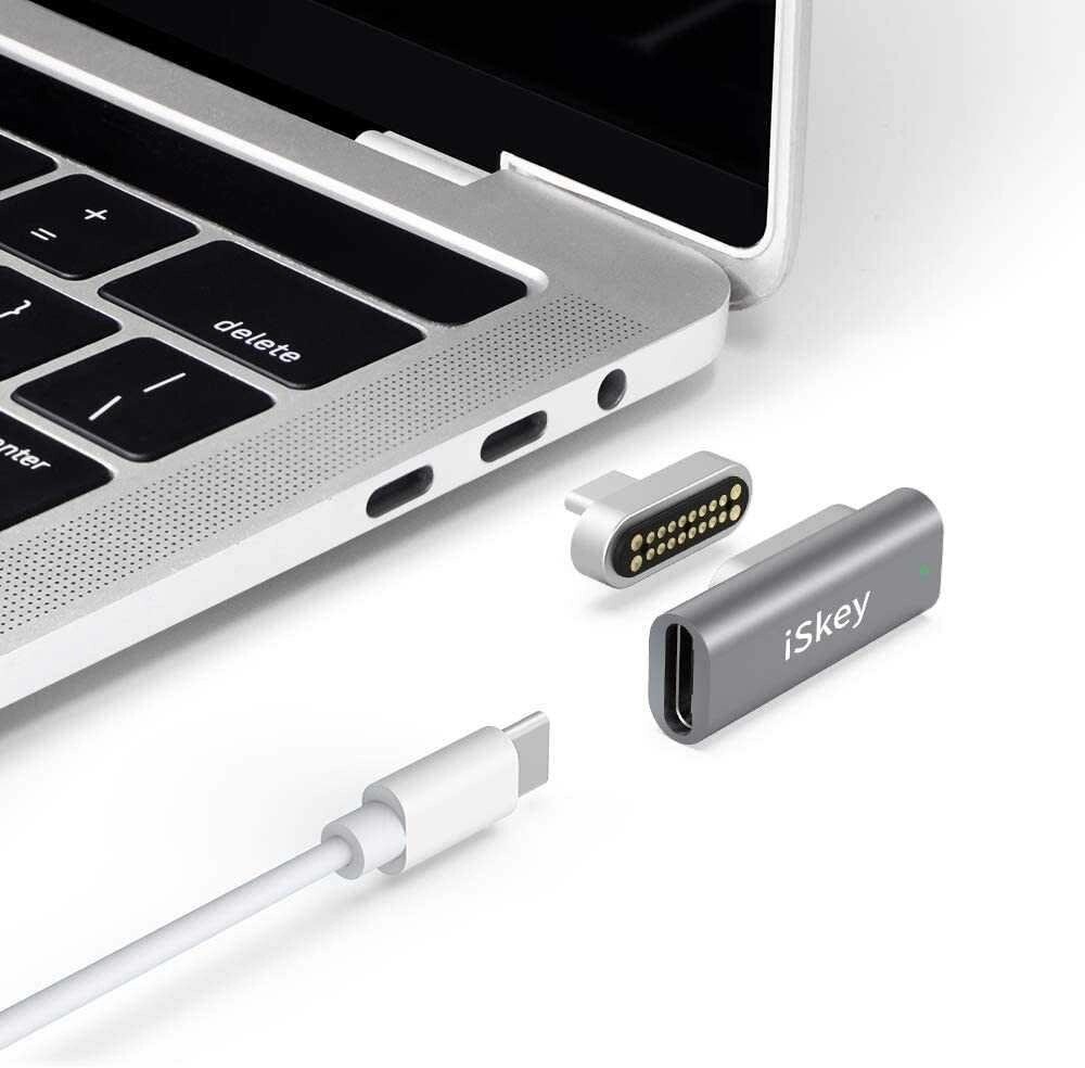Magsafe Магнітний адаптер USB роз'єм типу C iSkey для MacBook від компанії K V I T K A - фото 1