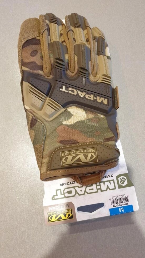 Mechanix M-Pact Camo MultiCam Tactical Gloves від компанії K V I T K A - фото 1