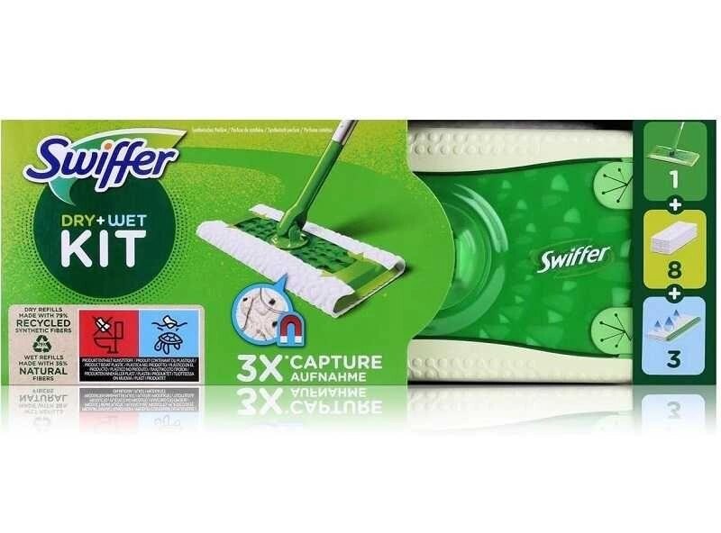 Набір для миття підлоги швабра для прибирання Swiffer від компанії K V I T K A - фото 1