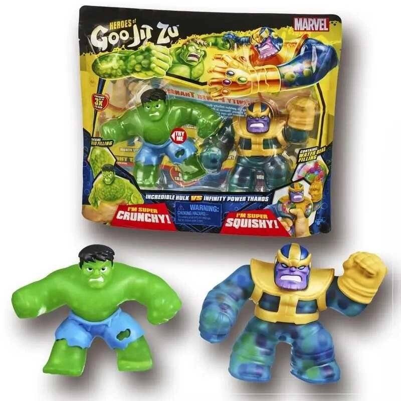 Набір Гуджитсу Халк і Танос Goo Jit Zu Hulk vs Thanos, Moose від компанії K V I T K A - фото 1
