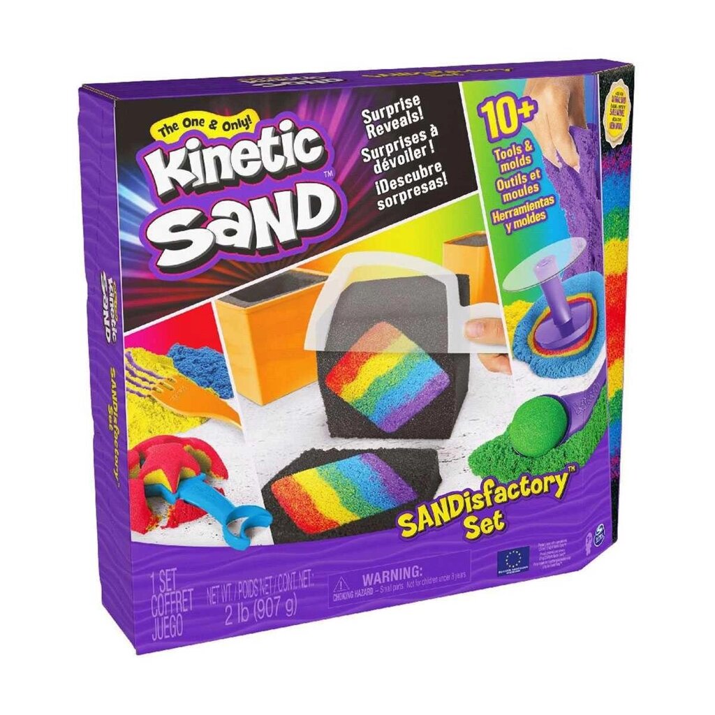 Набір піску Kinetic Sand Мегафабрика 71603, розпродажу від компанії K V I T K A - фото 1