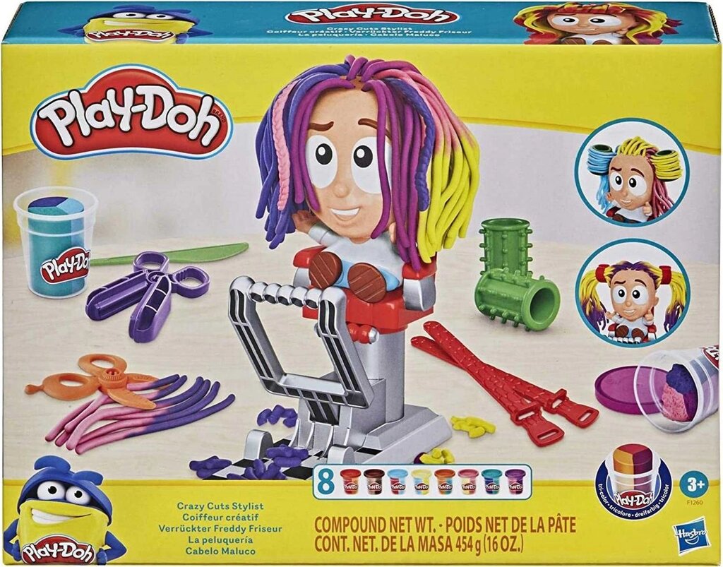 Набір Play Doh Crazy Cuts Плей до Божевільні зачіски F1260 від компанії K V I T K A - фото 1