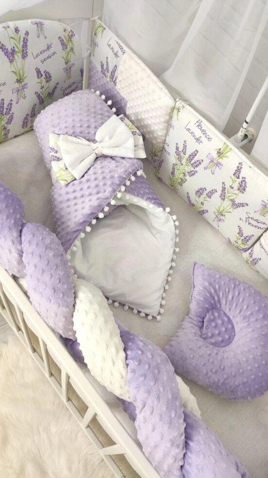 Набір постільного в дитяче ліжечко Мінки від компанії K V I T K A - фото 1