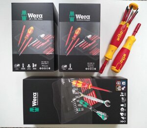 Набор Wera KK VDE extra slim 16 / W1 / Wiha Liftup / Knipex 1396200