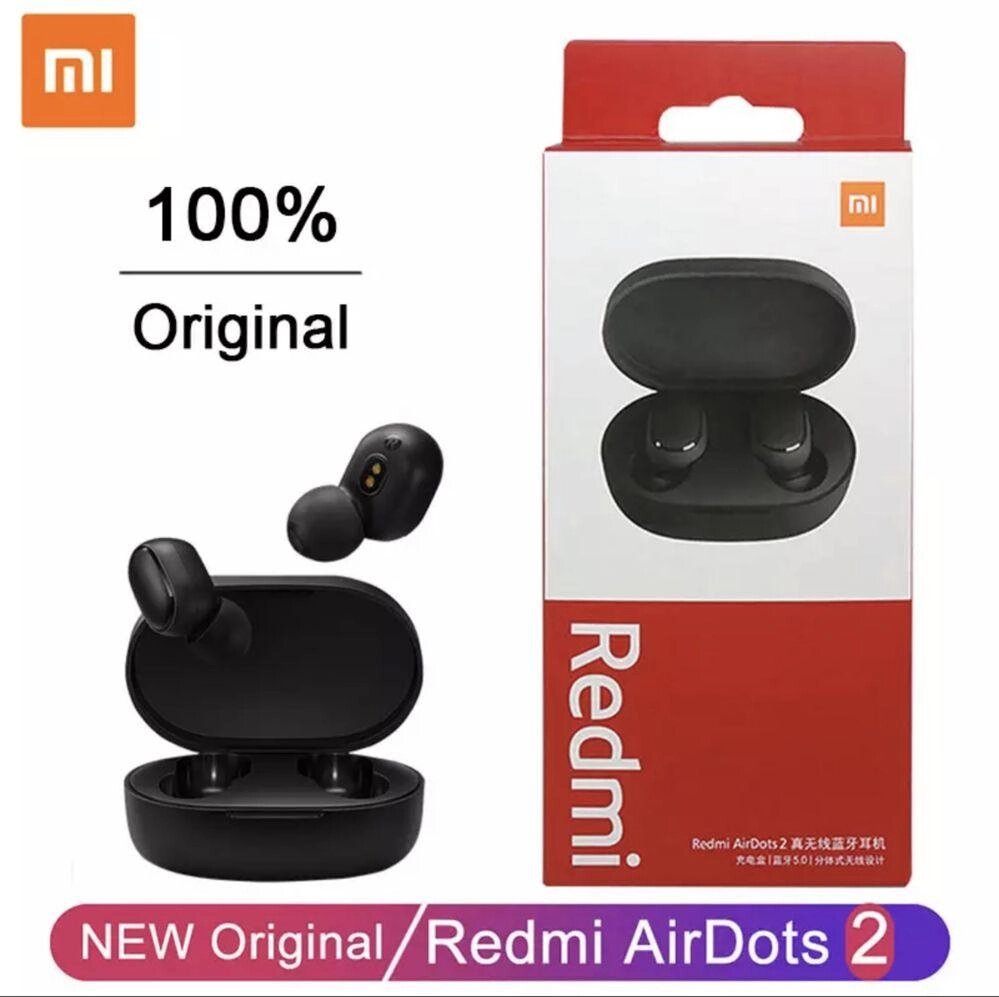 Навушники бездротові Redmi Airdots 2 оригінал від компанії K V I T K A - фото 1