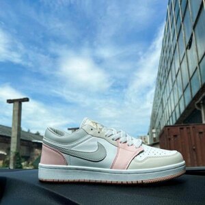 Nike Air Jordan 1 Low Кросівки Рожевий Grey Pink 36-41