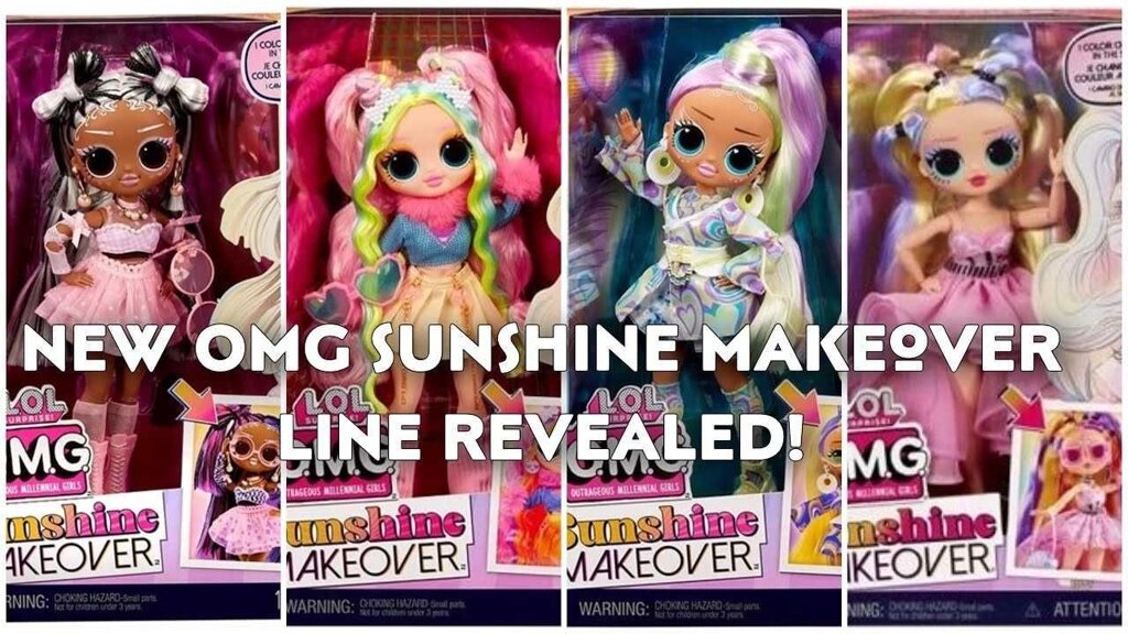 Новинка 2023! Ляльки Лол змінюють колір! LOL OMG Sunshine Makeover від компанії K V I T K A - фото 1