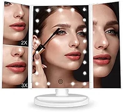 Оригінал! BESTOPE Дзеркало для макіяжу 3-бічне дзеркало косметики від компанії K V I T K A - фото 1