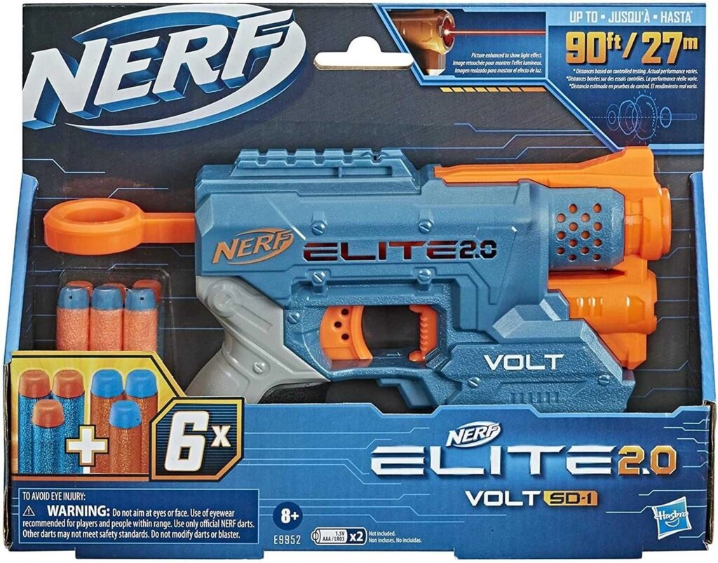 ОРИГІНАЛ! Бластер Nerf Elite 2.0 Volt SD-1 Нерф HASBRO від компанії K V I T K A - фото 1