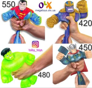 ОРИГІНАЛ! Гуджитсу Супермен, Танос, Тор, Халк Goo Jit Zu Superman