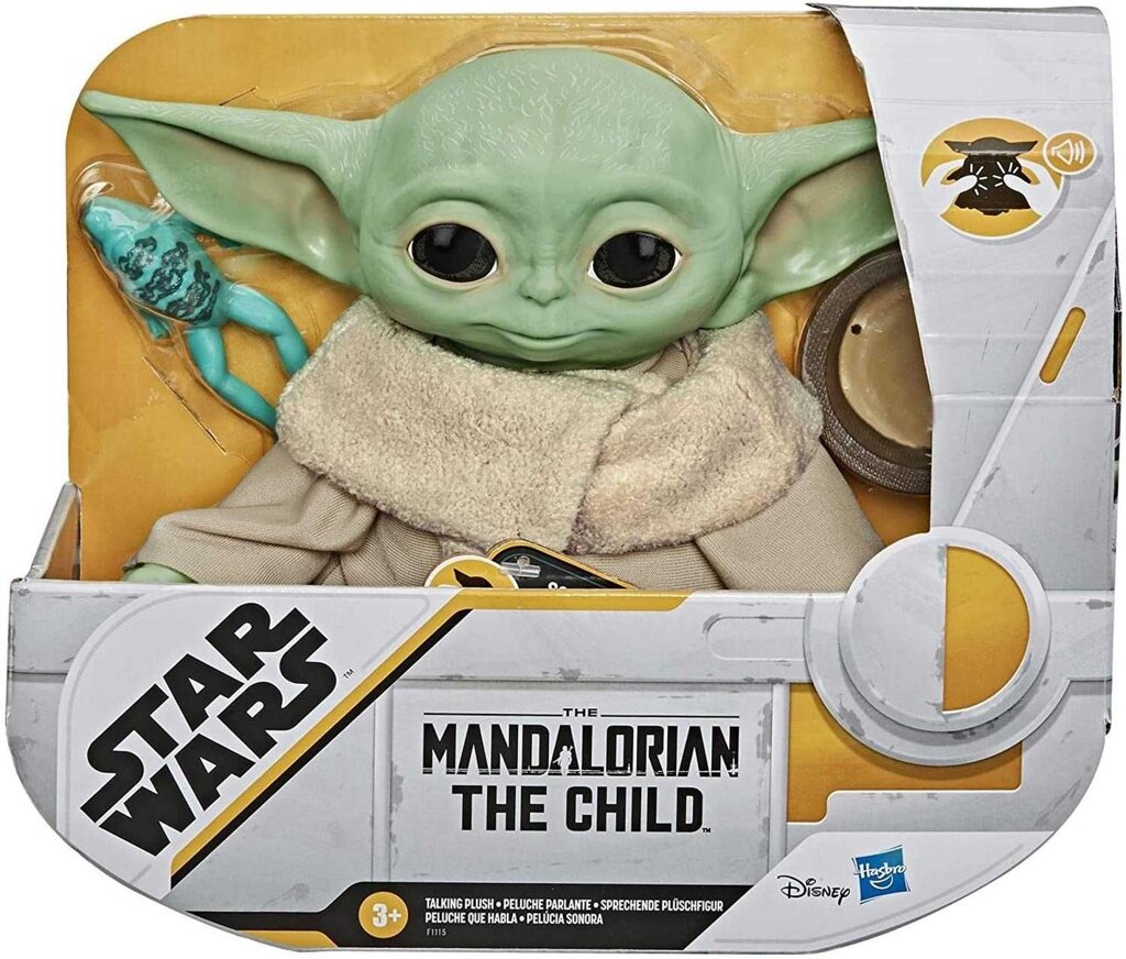 ОРИГІНАЛ! Інтерактивна іграшка Hasbro Star Wars Малюк Йода Грогу від компанії K V I T K A - фото 1