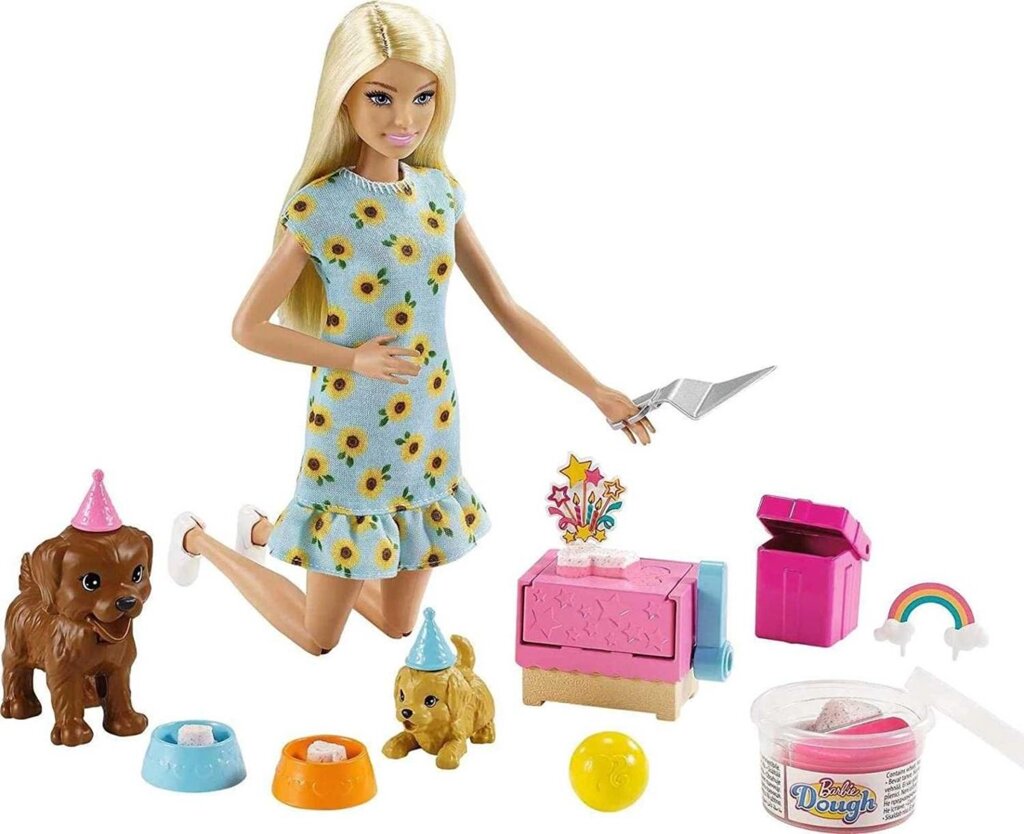 ОРИГІНАЛ! Лялька Барбі та Вечірка щенят Barbie and Puppy Party від компанії K V I T K A - фото 1