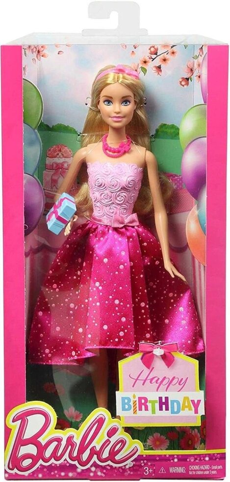 ОРИГІНАЛ! Лялька Mattel Barbie Барбі З Днем народження Happy Birthday від компанії K V I T K A - фото 1