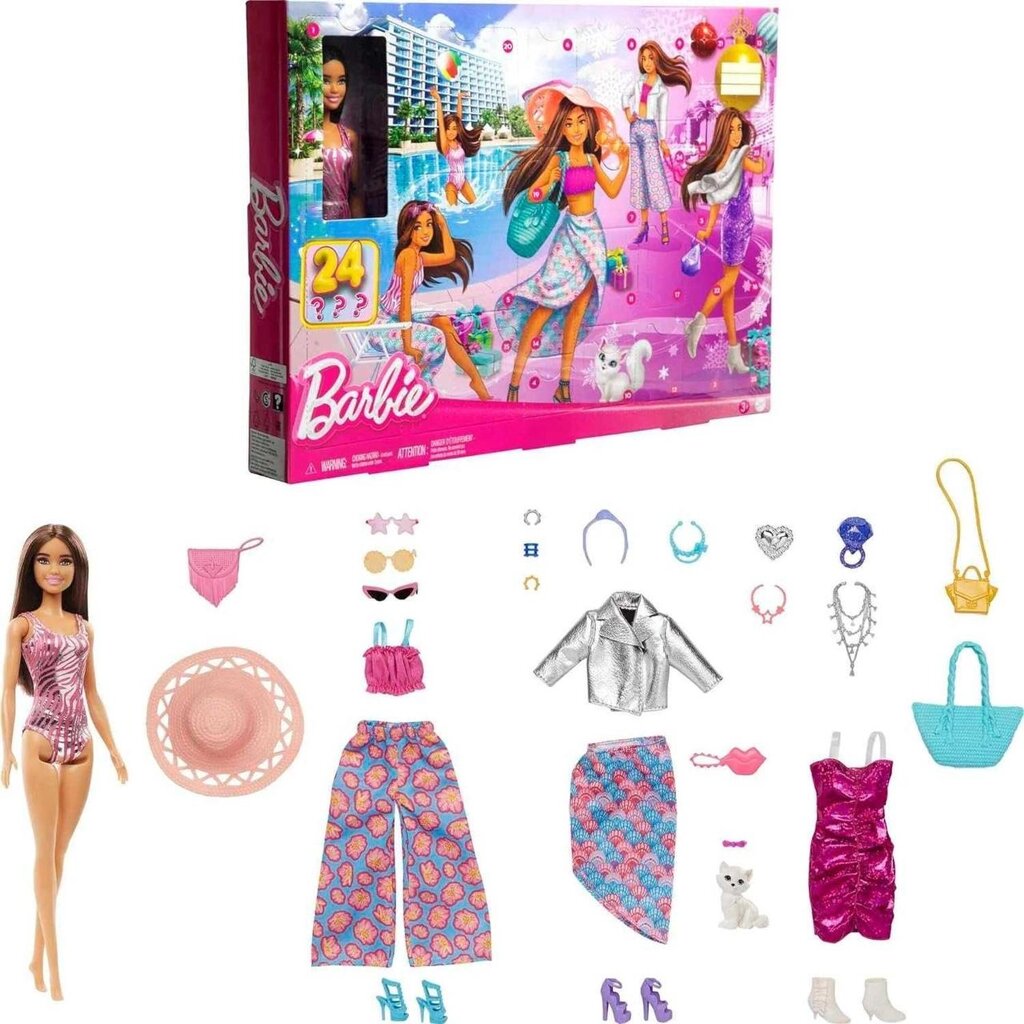 ОРИГІНАЛ! Модний Адвент-календар Лялька Барбі Barbie Advent Calendar від компанії K V I T K A - фото 1