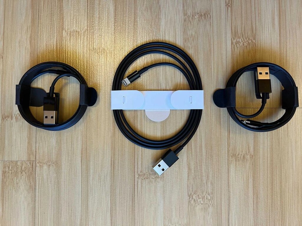 Оригінальний кабель Apple USB Lightning Black Space Gray 1м від компанії K V I T K A - фото 1