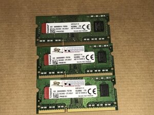 ОЗУ оперативна пам'ять DDR3 4gb SODIMM Kingston Crucial GoodRam