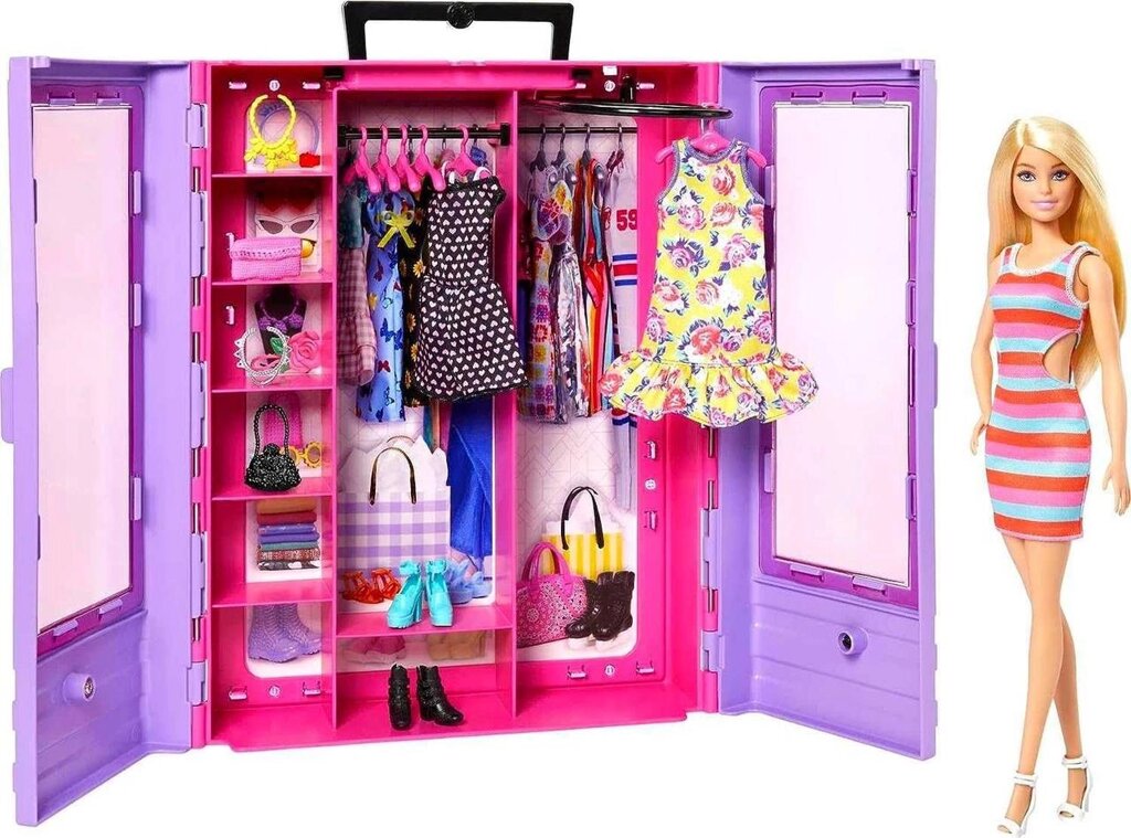 Переносна шафа - валіза Barbie Fashionistas Ultimate Closet Portable від компанії K V I T K A - фото 1