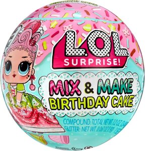 LOL Surprise лялька сюрприз у кулі Mix Make Birthday Cake Tots 593140