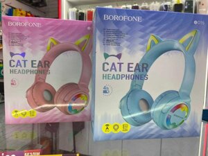 Бездротові дитячі навушники з вушками Borofone BO15